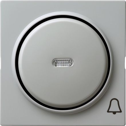 Gira 028642 cover symbol bell + rocker control S-Color gray
