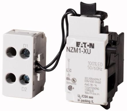 Eaton NZM1-XU24AC undervoltage release, 24VAC, 259434