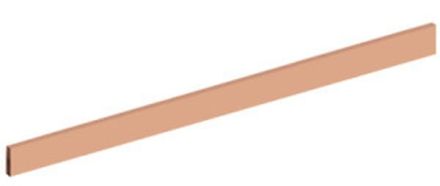 ABB Striebel & John ZX1047 Cu-rail 12x10mm, L:548mm copper rail, loose delivery, 2CPX041913R9999