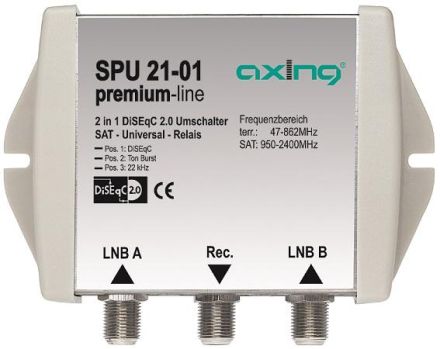 Axing SPU02101 DiSEqC switch, indoor