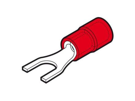 Cembre 2050990 RF-U12 fork shape PVC insulated flat pin claw cable lug