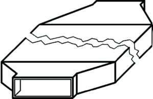 Helios 2945 flat duct silencer FK-SD 150 150x150
