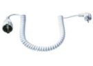 Bachmann 672.281 protective contact spiral extension YMHY-J 3G1,5 white