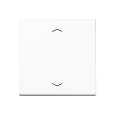 Jung A1700BFPWW LB-Management button 1-way, with arrow symbols, thermoplastic, series A, alpine white