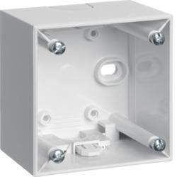 Berker 911512509 Surface-mounted housing 1-way high version polar white, glossy Integro Flow/Pure