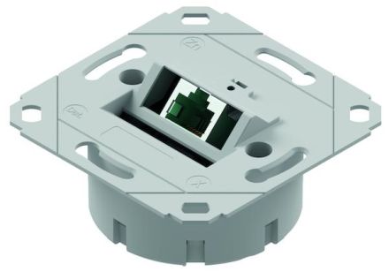 PROTEC.net 05300721 DNDD6A1 Cat6A-ISO 1xRJ45 o. ZP Design data socket LSA+ compact