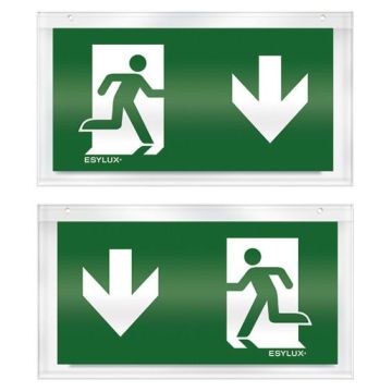 EsyLux EN10079085 two-sided arrow u./ u. 24m EKW for SLX pictogram disc