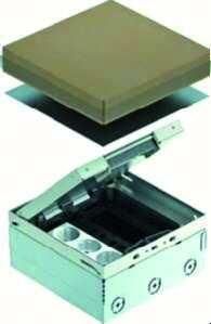 OBO Bettermann UDHOME4 2V MT V 3-way VDE socket VA floor tank complete, 7427216