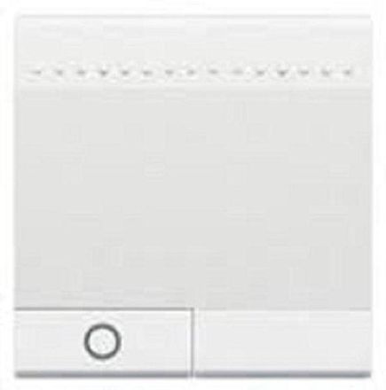 Bticino N4915M2AN rocker + light symbol 2m white, (white)