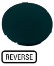 Eaton M22-XD-S-GB16 button plate, flat black, REVERSE , 218206