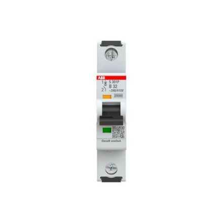 ABB Stotz-Kontakt 2CDS381001R0325 S301P-B32 B25kA 32A 1P circuit breaker