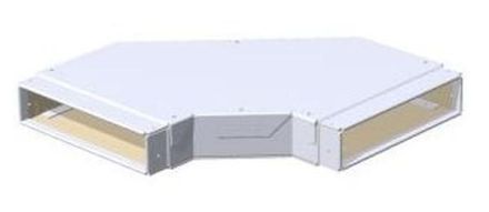 Wichmann IFFW260100w Instafix BKI 90° 100x260x100mm pure white flat angle