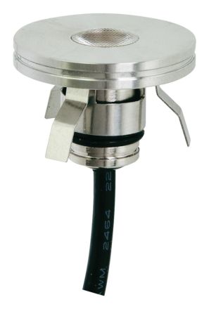 EVN P441102 1W stainless steel walkable IP44 ww 3000K LED recessed floor spotlight