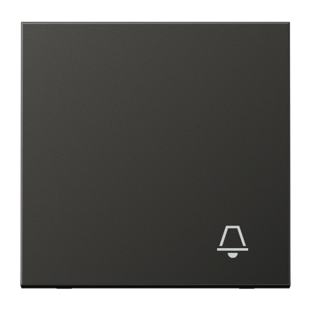Jung AL2990KAN rocker switch 1-way, bell symbol, painted aluminium, LS series, anthracite (painted aluminium)