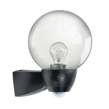 EsyLux EL10026119 wall light LB16 AL P Monza black