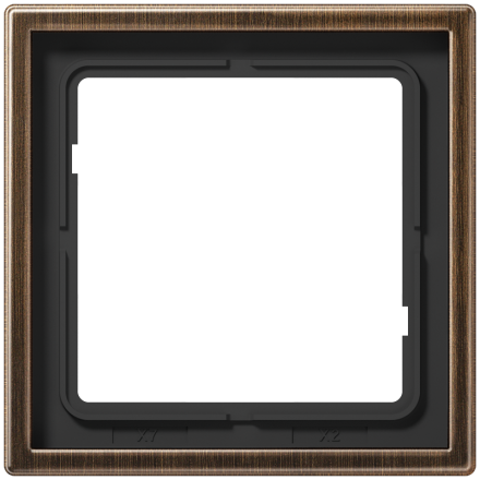 Jung ME2981AT frame 1-way, vertical and horizontal mounting, brass, LS 990, antique brass