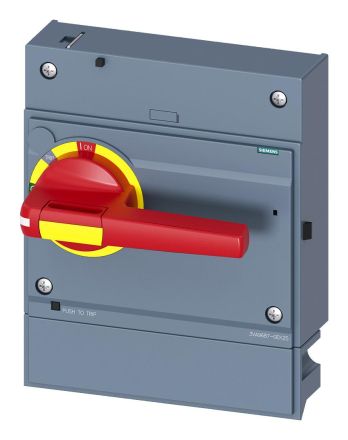 Siemens 3VA9687-0EK25 emergency stop IEC IP30/40 front rotary operator