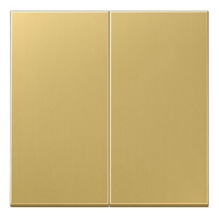 JUNG ME102C KNX rocker F10 series LS | 2-fold | brass classic