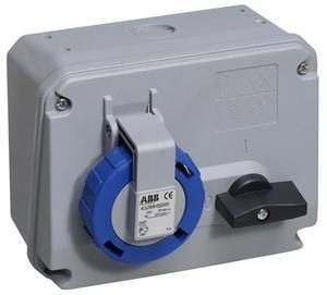 ABB Stotz-Kontakt 432MHS9W, Switchable wall socket, 32 A 9h, IP67, 3P+N+E, 2CMA167867R1000