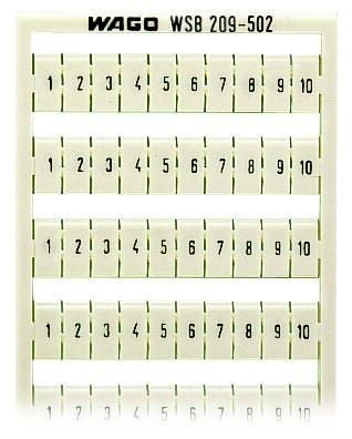 Wago 209-502 print 1-10 WSB quick labeling