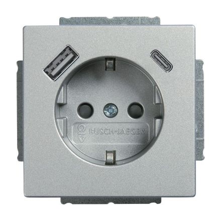Busch-Jaeger 2CKA002011A6304 20 EUCB2USBAC-83 A+C USB socket SCHUKO