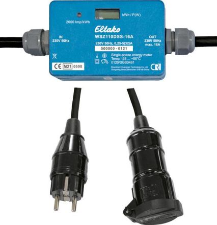 Eltako 28016110 WSZ110DSS-16A Mobile MID calibrated AC meter