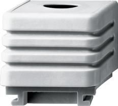 Gira 000730 twin inlet WG surface-mounted grey