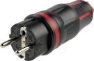 PCE 05721-sr TopTaurus2 2SL IP54 black/red rubberized safety plug