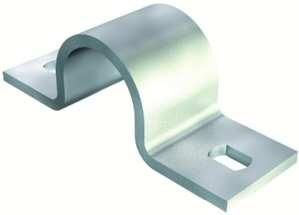 OBO Bettermann 823 23mm two-lobed fastening clamp, 1015168