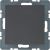 Berker 10091606 blind cover with central piece anthracite, matt Berker B.3/B.7