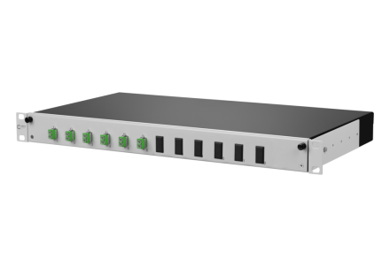 METZ CONNECT 1502697606-F OpDAT slide splice 6xLC-D APC OS2 patch panel
