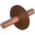 Pröpster 1046 S PE Cu-coloured D:8mm for drainage drip disc