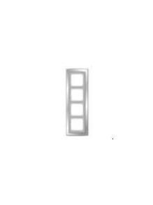 ELSO 2044311 glass frame 4-way RIVA stainless steel effect
