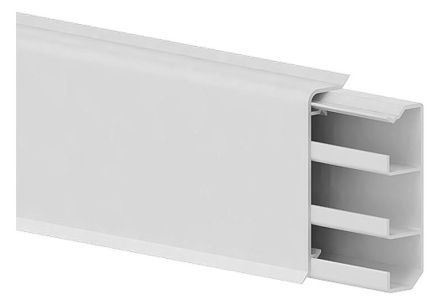 GGK 112430 SL/c 20x70 pure white skirting board channel complete