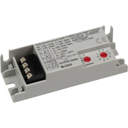 CEAG emergency light 40071352409 V-CG-S 4-400 W 20 position address switch monitoring module