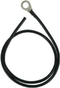 Dehn & Söhne 929096 Earthing cable with ring cable lug B17mm EL 16 B17