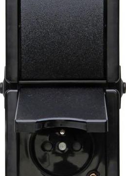 Kopp 139505003 proAQA 49mm black on/off switch