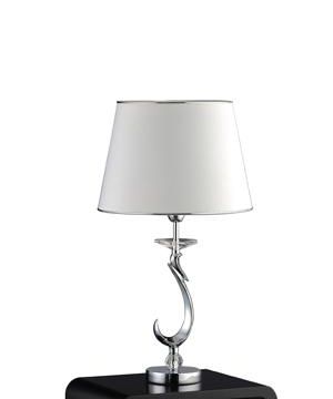 Brumberg 50808020 table lamp, chrome E27, 1x60W max.