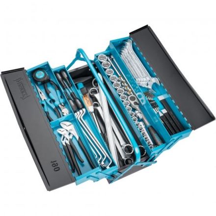 Hazet 190/80 tool assortment with tool box