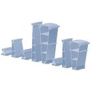 Schletter Solar 163900-023 FixZ-10 elevation middle 96mm with connection flat roof system FixGrid