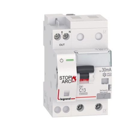 Legrand 415966 DX3 AFDD C13 1P+NR 10KA 30MA A fire protection switch