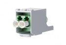METZ CONNECT OpDAT module LC APC SM green ceramic fiber optic module LC-Duplex Singlemode, 15091076-I
