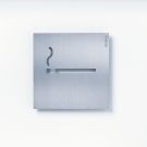 Siedle OSP 0008 orientation sign smoker in stainless steel