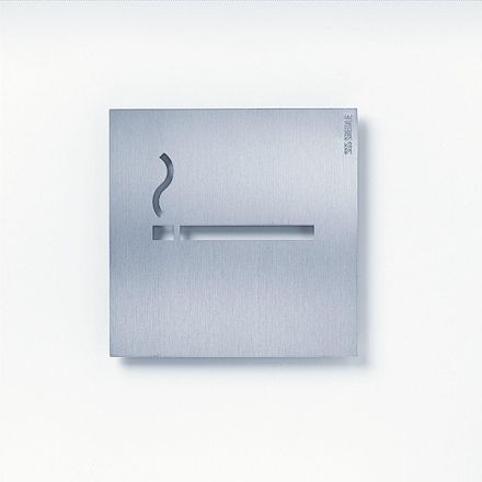 Siedle OSP 0008 orientation sign smoker in stainless steel