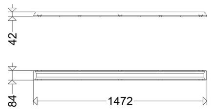 Schuch 167119004 PMMA satin for 167 15L..G2 replacement glass
