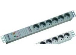 Bachmann 333.536 power strip 19' 1HE 6-way GVS o. Sch sw