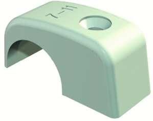 OBO Bettermann 4032 16-20mm light grey without nail ISO nail clamp, 2215209