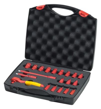Wiha 43025 7209NK2001 insulated 1/4Z 21 pcs. including case