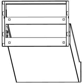 Ritto 1873270 Pass-through letterboxes 2 WE, white