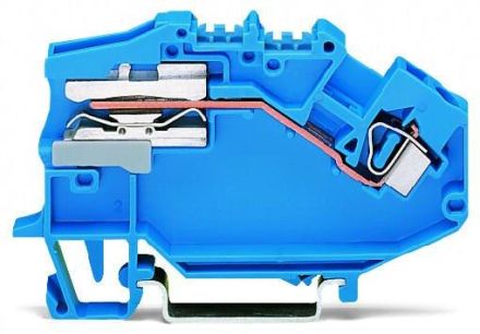 Wago 781-613 4qmm blue 1 conductor N isolating terminal